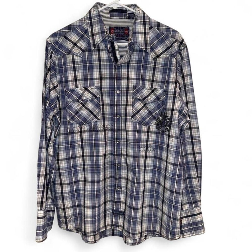 Hand Sewed English-laundry Men's multi Shirt